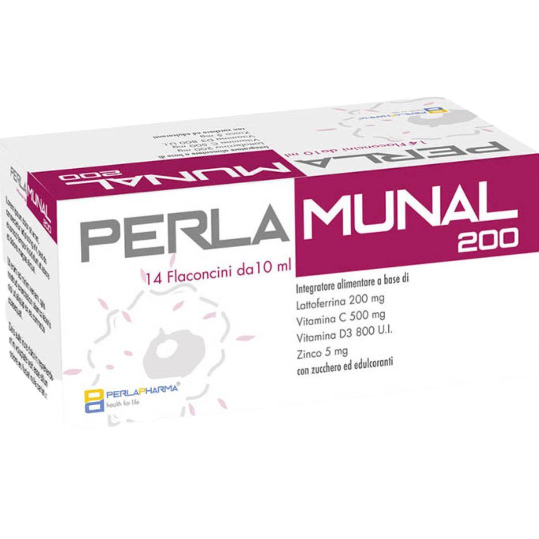 Integratore Perlamunal 200mg in Fiale Sistema Immunitario 14 Pezzi