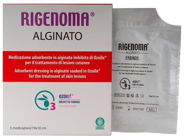 Rigenoma Alginato Medicazione Avanzata Confezione 5 Pezzi