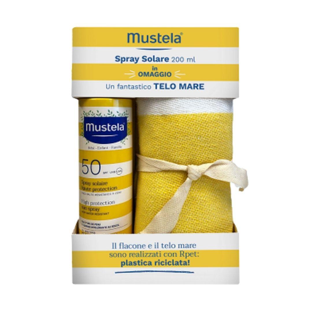 Mustela Spray Solare Bambino SPF50 200 ml + Telo Mare