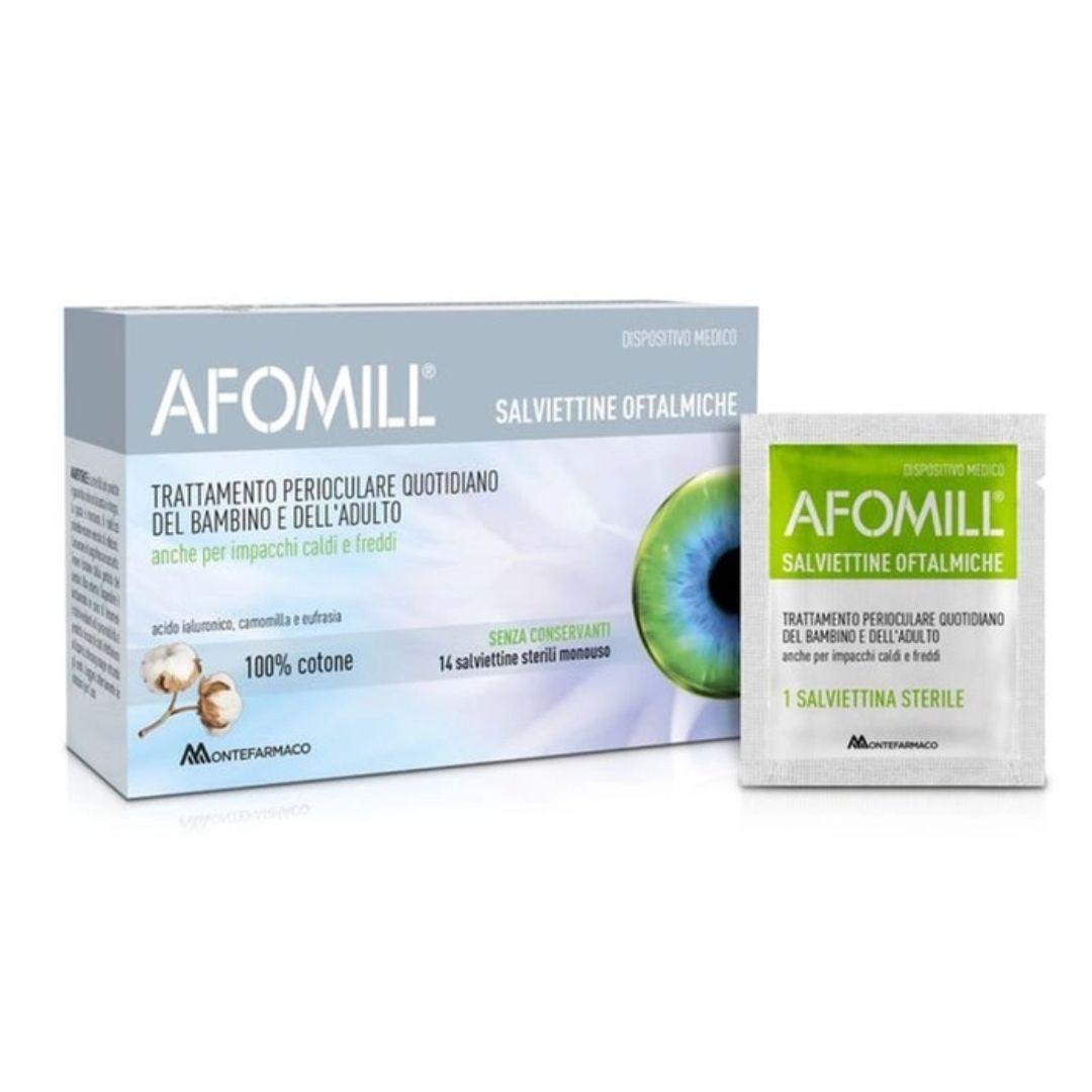 Afomill Salviettine Oftalmiche Sterili 14 Pezzi