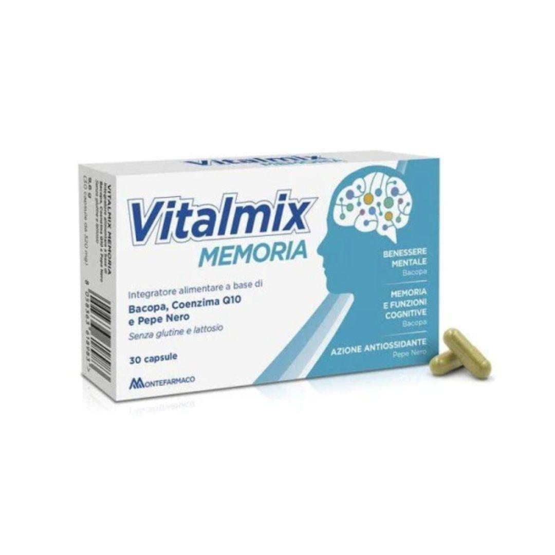 Vitalmix Memoria Integratore per il Benessere Mentale 30 Capsule