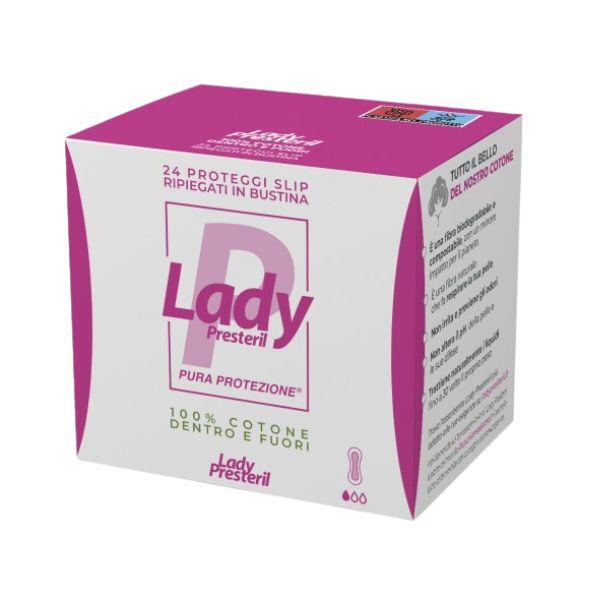 Lady Presteril Proteggi Slip Ripiegati Biodegradabili 24 Pezzi
