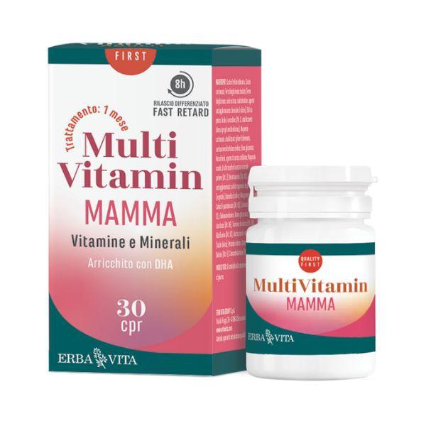 Erba Vita MultiVitamin Mamma Integratore Alimentare 30 Compresse