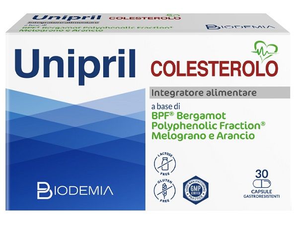 Unipril Colesterolo Integratore 30 capsule gastroresistenti