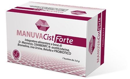 Manuva Cist Forte Integratore per il Benessere delle Vie Urinarie 7 Bustine