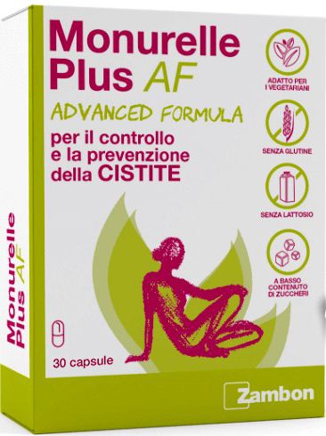 Monurelle Plus AF Integratore per le Vie Urinarie 30 capsule