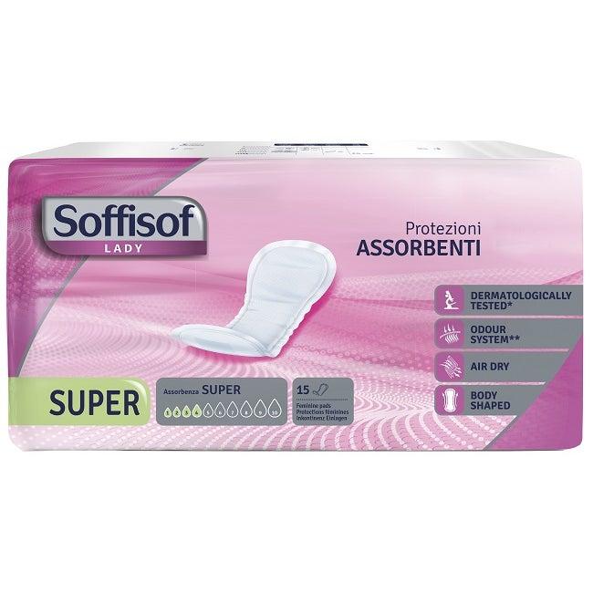 Soffisof Lady Air Dry Assorbenti Incontinenza Super 15 Pezzi