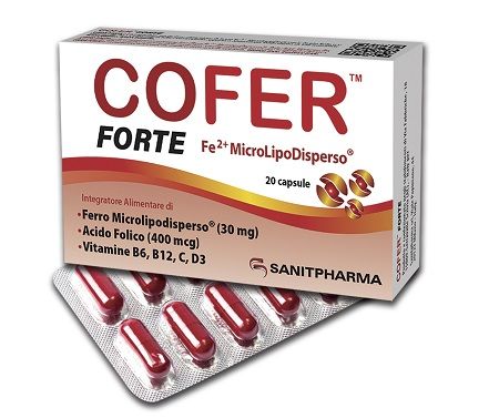 Cofer Forte Integratore di Ferro 20 Capsule