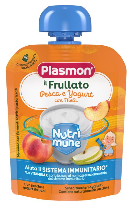 Plasmon (heinz Italia) Plasmon Nutri-mune Pesca/yogurt Con Mela 85 G