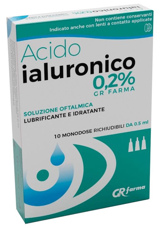 Acido Ialuronico Soluzione Oftalmica 0,2% Flacone