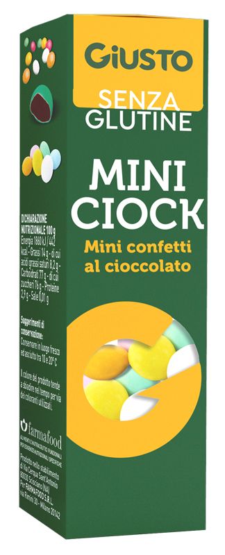 Giusto Mini Ciock Senza Glutine 40 Grammi