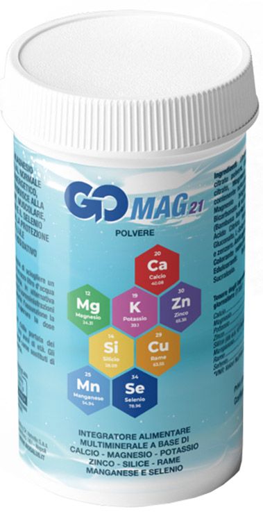 Gomag21 Polvere Integratore di Magnesio 150g