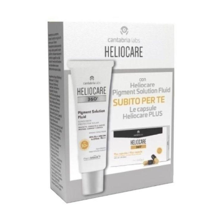 Heliocare 360 Pigment Solution SPF50 + Heliocare Plus 7 Capsule