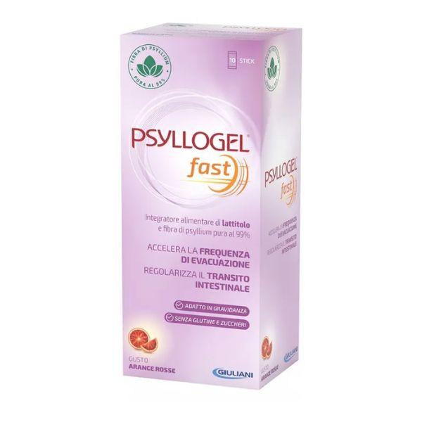 Psyllogel Fast Integratore per Regolarizzare il Transito Intestinale 10 Stick