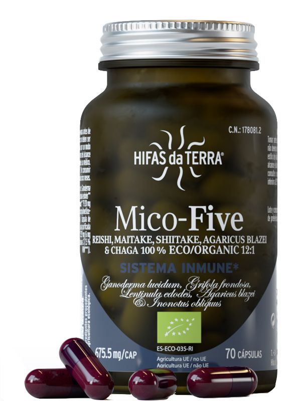 Mico Five Integratore Alimentare A Base Di Funghi Medicinali 70 Capsule