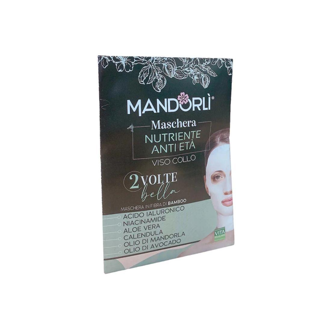 Mandorlì - Maschera Nutriente Anti-Età in Fibra di Bamboo 25 ml
