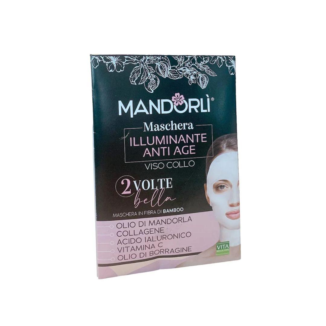 Mandorlì - Maschera Illuminante Anti Age in Fibra di Bamboo 25ml
