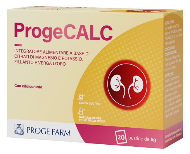 Progecalc Integratore Calcio e Vitamina D 20 Bustine
