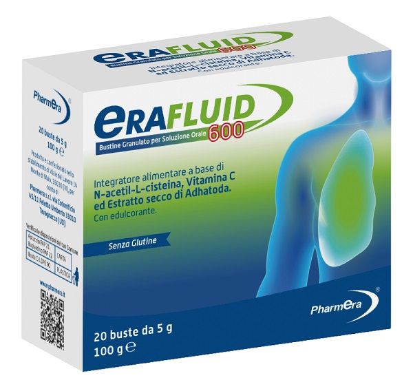 Erafluid 600 Integratore Fluidificante 20 Bustine