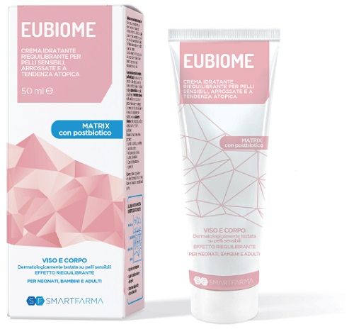 Crema Idratante per il Viso Eubiome con Prebiotici per Pelle Equilibrata 150ml