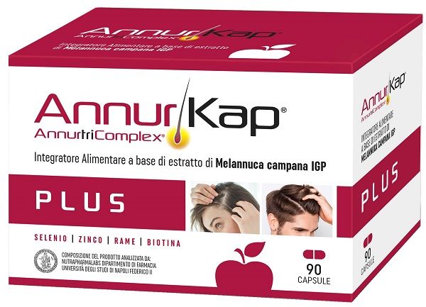 Annurkap Plus Integratore Per Capelli Sani e Forti 90 Capsule