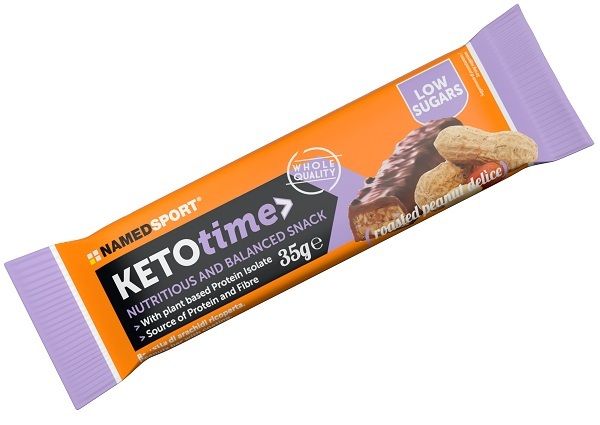 Ketotime Bar al Peanuts Tostati per Snack Sano da 35 g