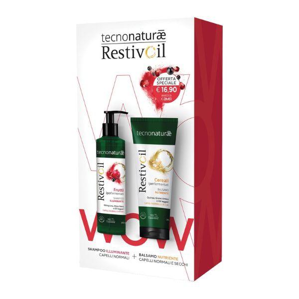 Restivoil Tecnonaturae Shampoo Illuminante 250 ml + Balsamo Nutriente 200 ml