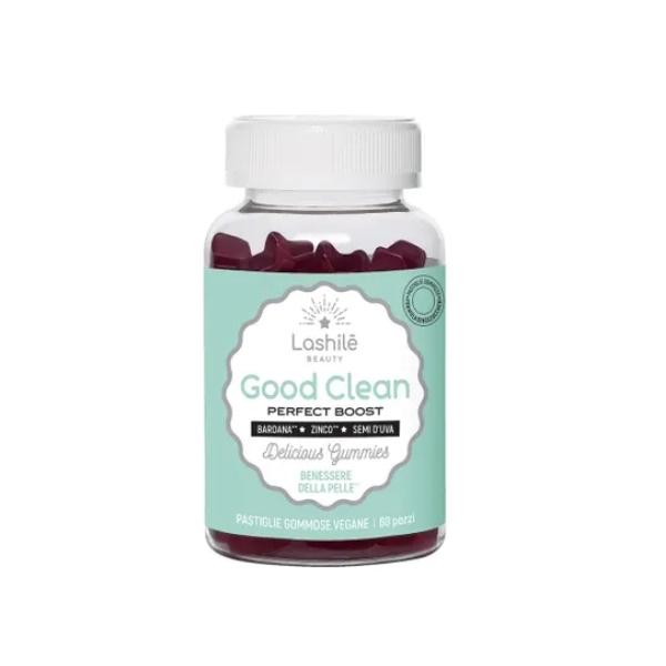 LashilƩ Good Clean Integratore Per Il Benessere Della Pelle 60 Pastiglie Gommose Senza Zucchero