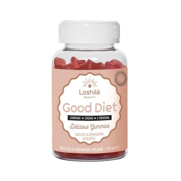 Lashilé Good Diet Integratore Per Facilitare Il Senso Di Sazietà 60 Pastiglie Gommose Senza Zuccheri