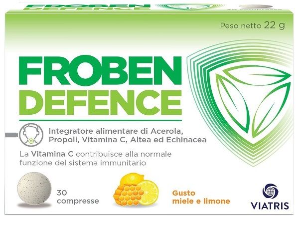 Froben Defence Integratore per Sistema Immunitario 30 Compresse