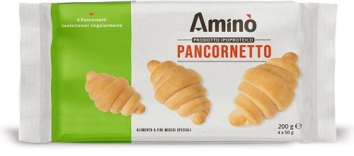 Amino Pancornetto Proteico per Snack Salutare 4 Pezzi da 50 g