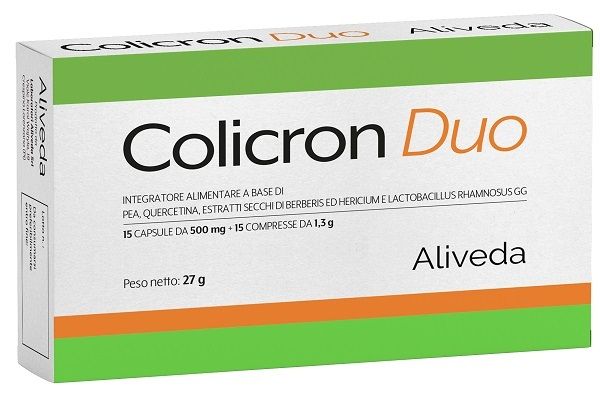 Colicron Duo Integratore per il Benessere Intestinale 15 capsule + 15 compresse