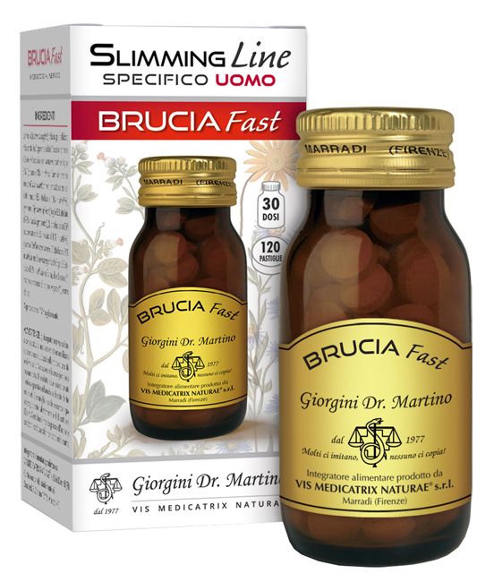 Brucia Fast Uomo Integratore Dimagrante Per Bruciare Grassi 120 Compresse