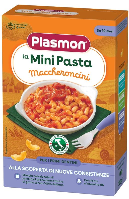 Plasmon Pasta Maccheroncini in Confezione da 300 g