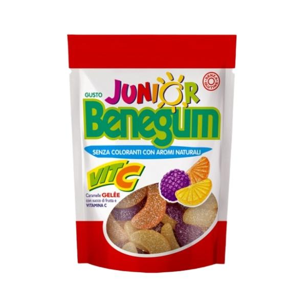 Benegum Junior Vitamina C Caramelle GelĆØ Con Succo di Frutta e Vitamina C 90 g