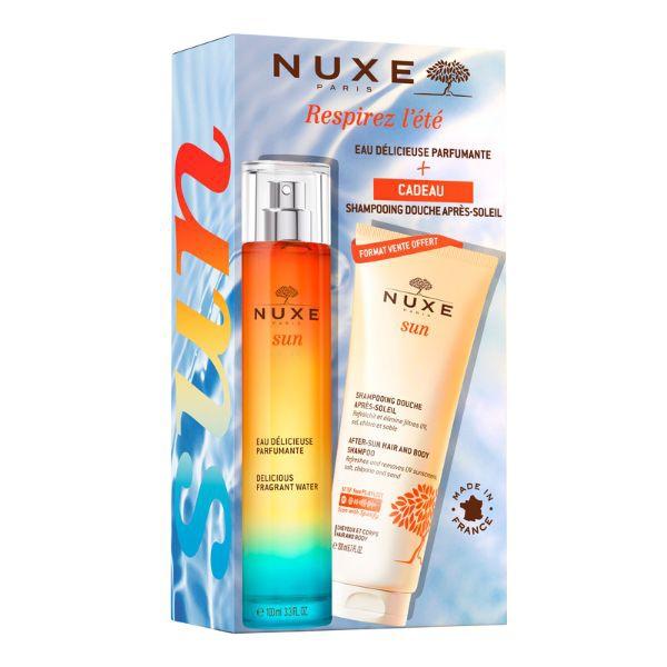 Nuxe Sun Acqua deliziosa profumata 100 ml + Gel doccia Nuxe Sun 200 ml