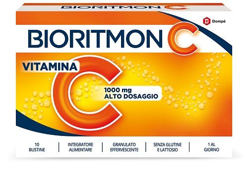 Bioritmon C Integratore di Vitamina C 1000 mg per Difese Immunitarie 10 Bustine
