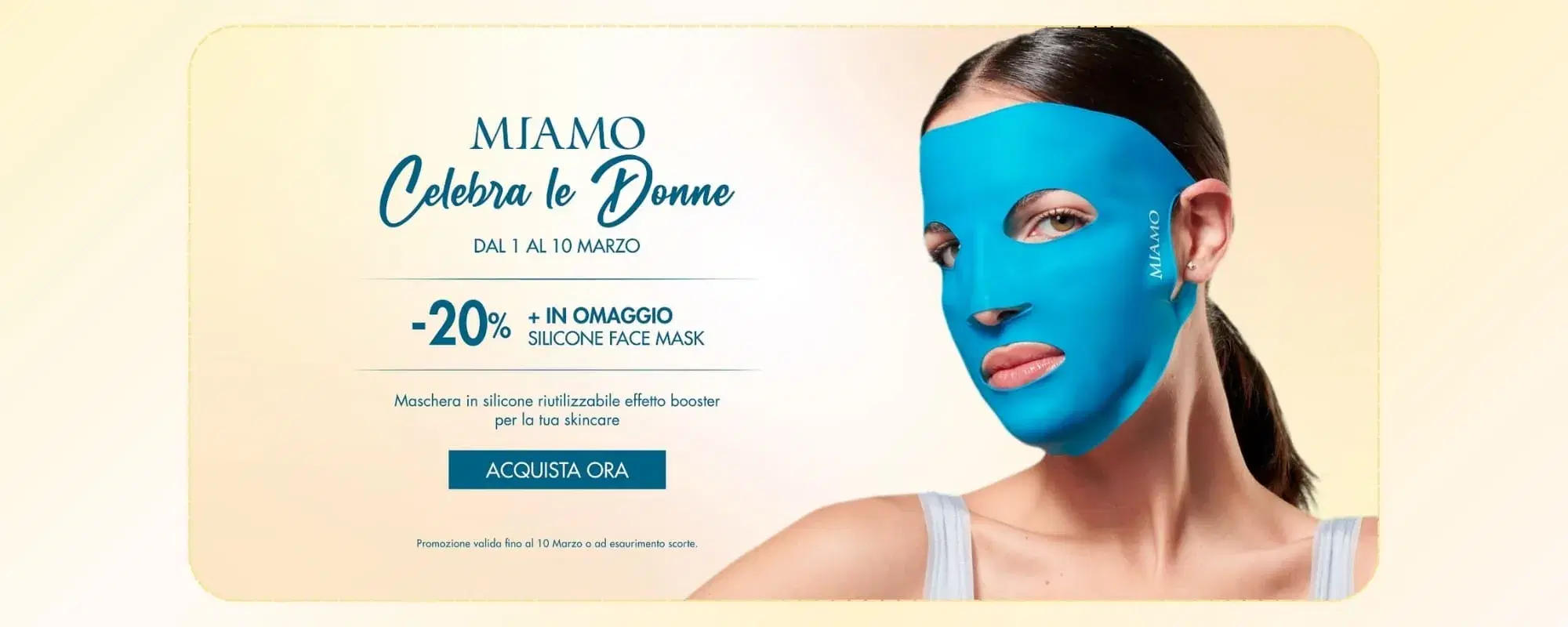 Celebra le Donne con Miamo: In OMAGGIO la Sylicon Masque