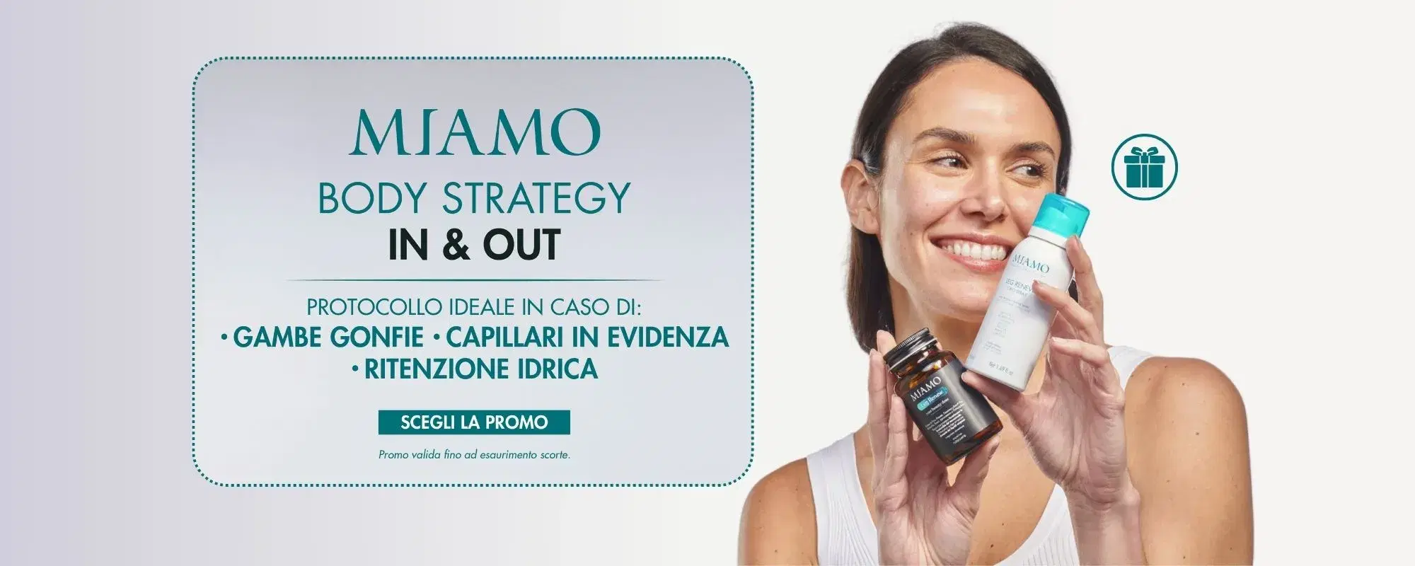 Ferma la ritenzione idrica e le gambe gonfie con Miamo