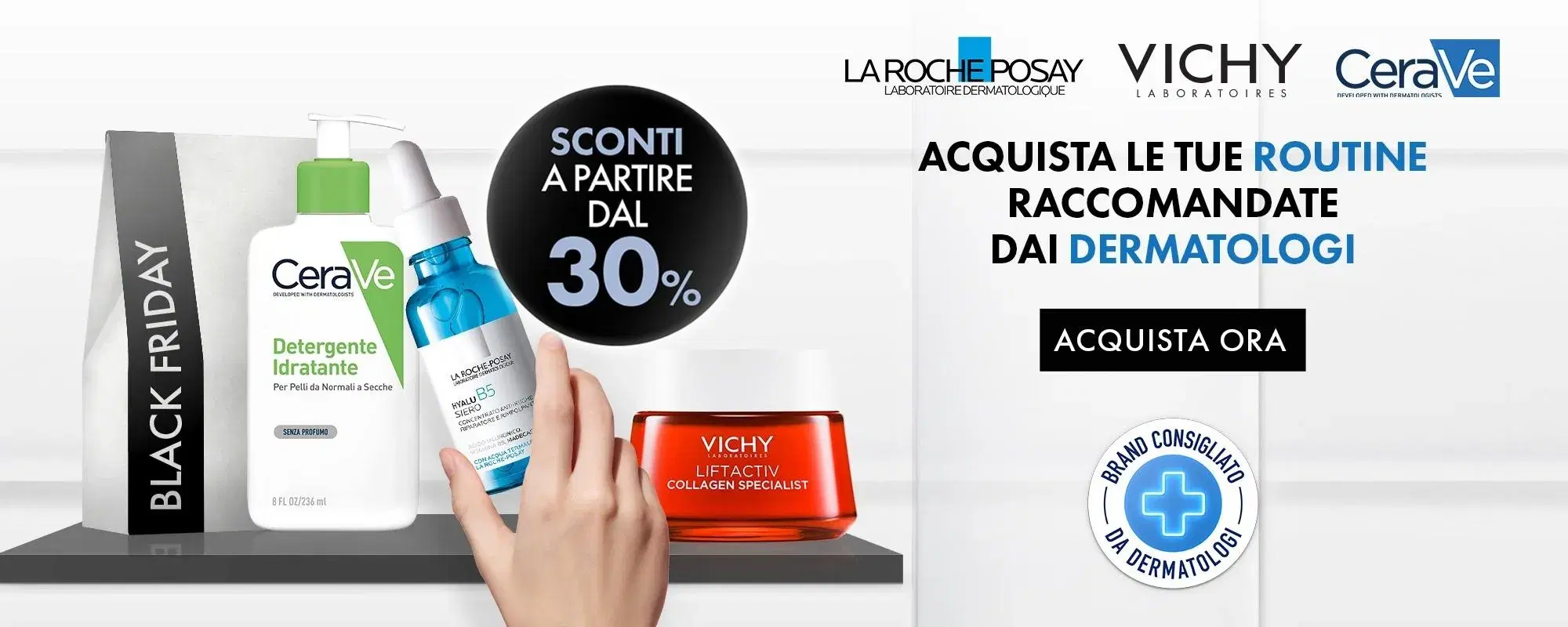 Black Friday: Offerta Imperdibile su Vichy, CeraVe e La Roche-Posay!