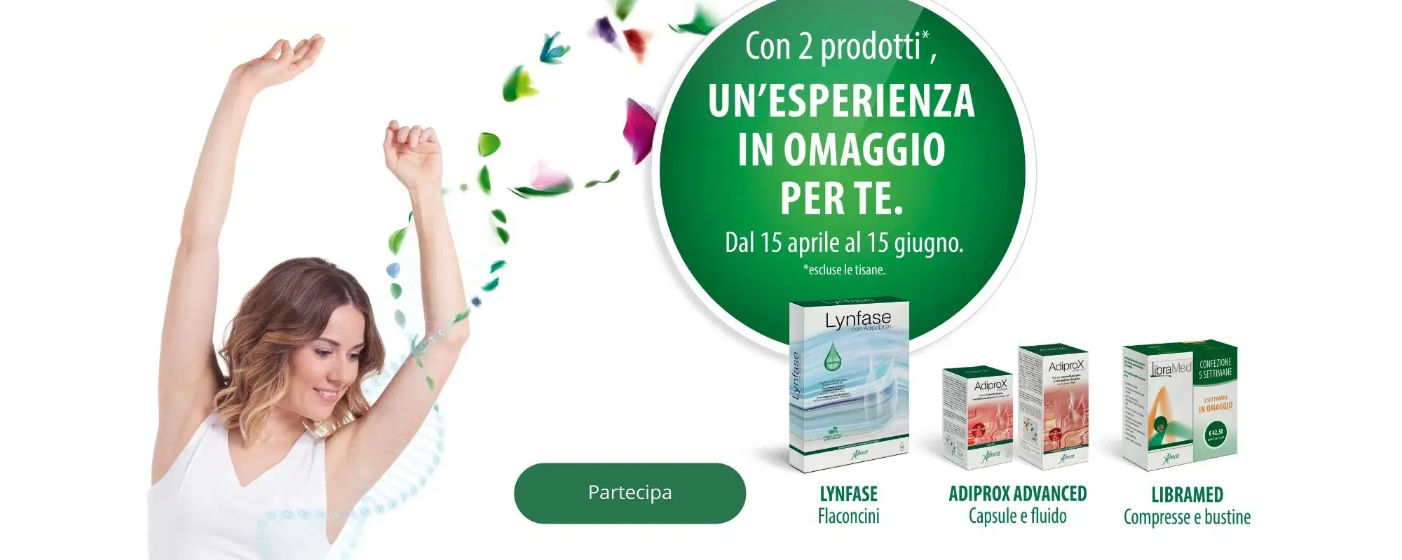 Ottieni un'esperienza in OMAGGIO con Aboca