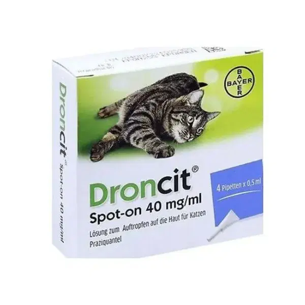 Droncit Spot-On Antiparassitario per Gatti