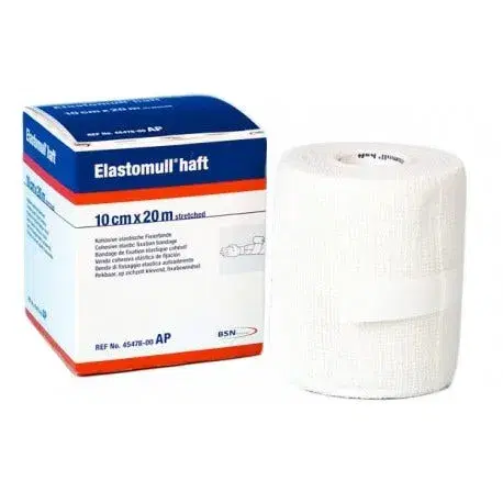 Elastomull Haft Benda Elastica Autoadesiva Compressione Forte 10cmx20m