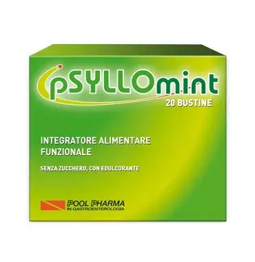 PoolPharma Linea Intestino Sano Psyllomint Integratore 20 Buste Arancia Menta