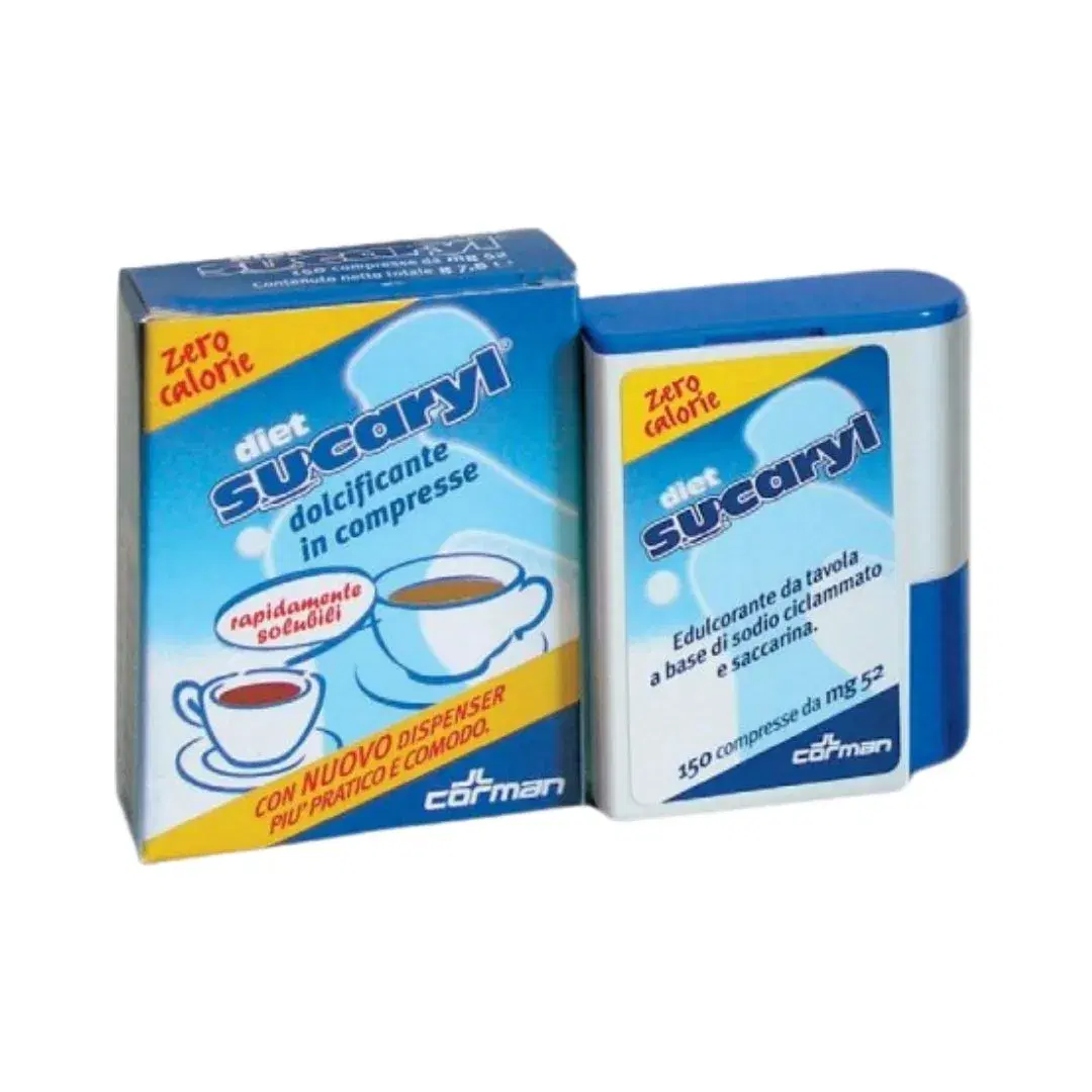 Corman Diet Sucaryl Dolcificante Zero Calorie 150 Compresse