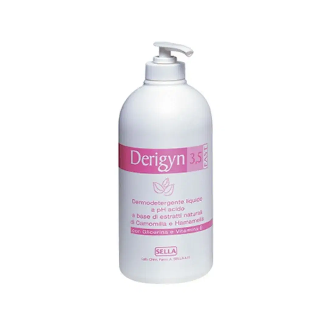 Derigyn Fast 3,5 Detergente Intimo con Glicerina e Vitamina E 500 ml