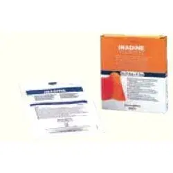 Inadine Medicazione Antisettica Non Aderente 9,5x9,5 cm 10 Pezzi