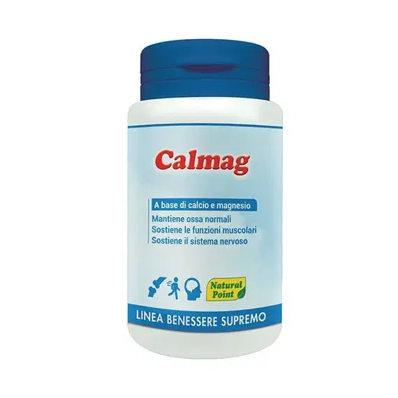 Natural Point Linea Vitamine Minerali CalMag Integratore Alimentare 50 Capsule