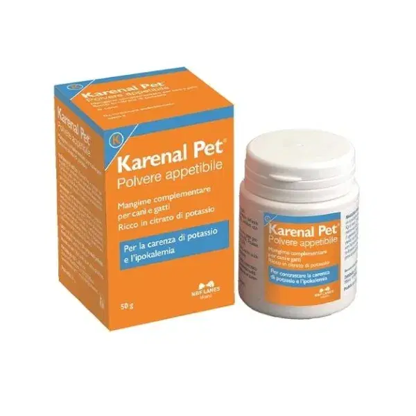 Nbf Lanes Karenal Pet Polvere Integratore Potassio Cani E Gatti 50 g