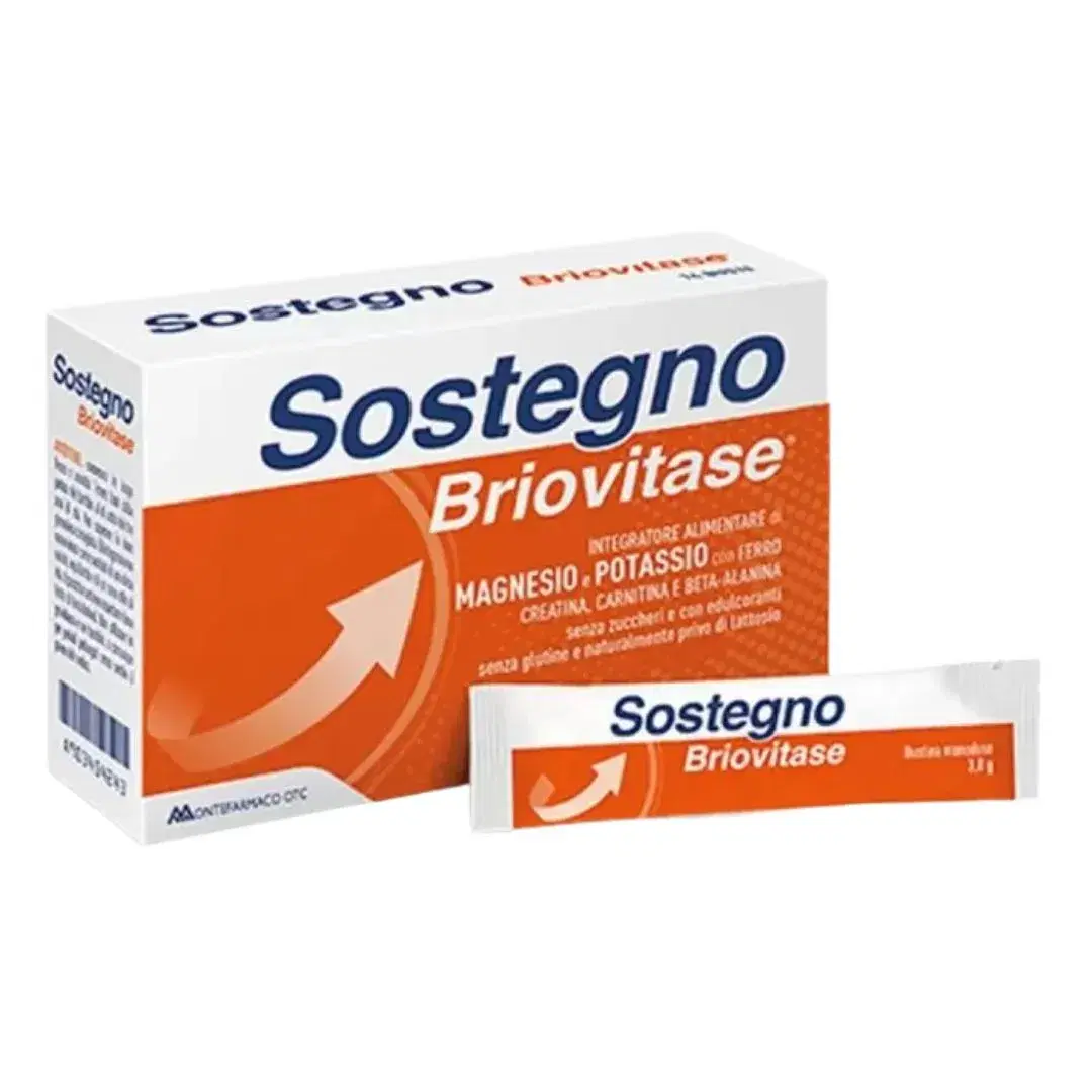 Briovitase Linea Sali Minerali Sostegno Magnesio Carnitina Integratore 14 Buste